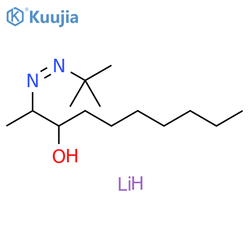 3-Decanol, 2-[2-(1,1-dimethylethyl)diazenyl]-, lithium salt (1:1) structure