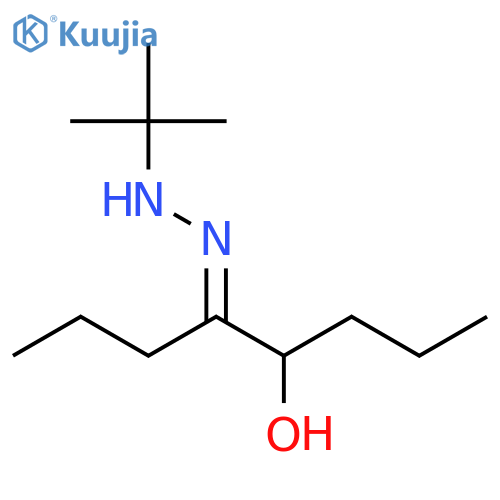 4-Octanone, 5-hydroxy-, (1,1-dimethylethyl)hydrazone structure