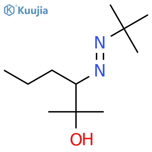 2-Hexanol, 3-[(1,1-dimethylethyl)azo]-2-methyl- structure