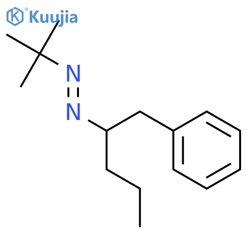 Diazene, (1,1-dimethylethyl)[1-(phenylmethyl)butyl]- structure