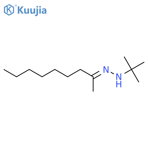 2-Nonanone, (1,1-dimethylethyl)hydrazone structure