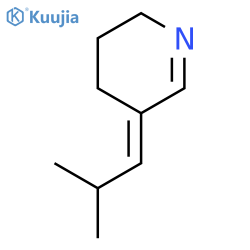Pyridine, 2,3,4,5-tetrahydro-5-(2-methylpropylidene)- structure