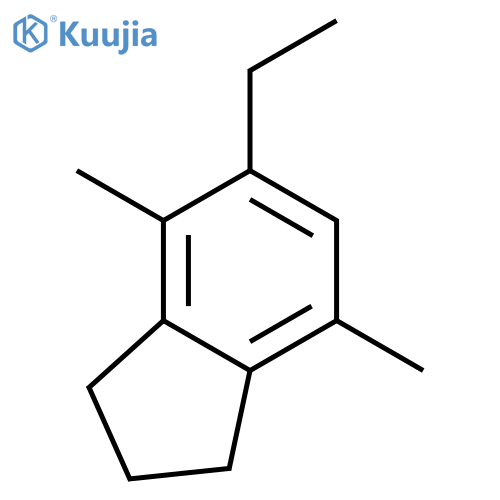 1H-Indene, 5-ethyl-2,3-dihydro-4,7-dimethyl- structure