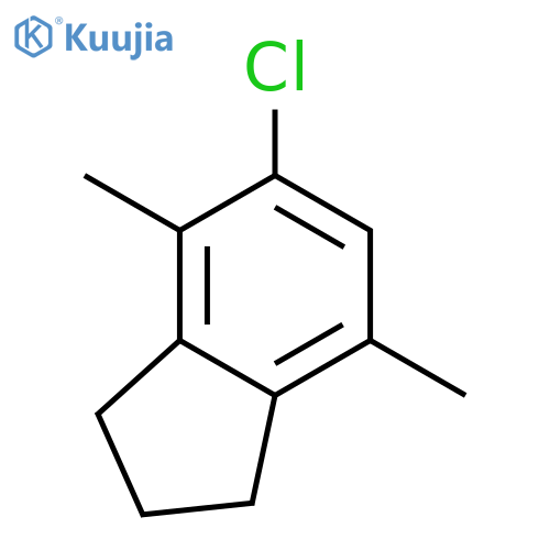 1H-Indene, 5-chloro-2,3-dihydro-4,7-dimethyl- structure