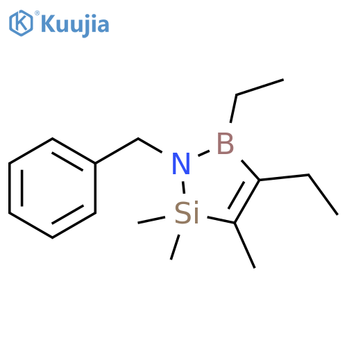 1-Aza-2-sila-5-boracyclopent-3-ene,4,5-diethyl-2,2,3-trimethyl-1-(phenylmethyl)- structure