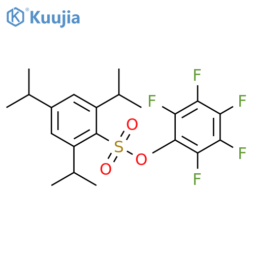 2,3,4,5,6-Pentafluorophenyl2,4,6-triisopropylbenzenesulfonate structure