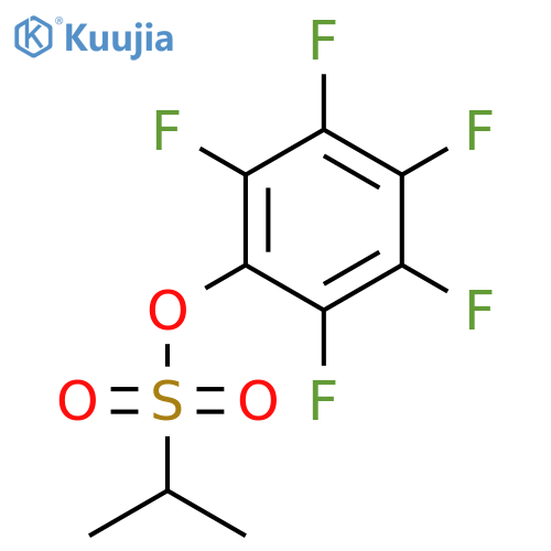 2,3,4,5,6-pentafluorophenyl 2-propanesulfonate structure