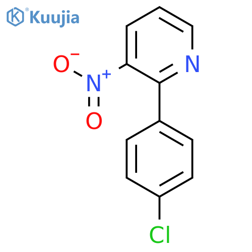 2-(4-Chlorophenyl)-3-nitropyridine structure