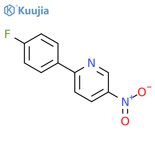 2-(4-Fluorophenyl)-5-nitropyridine structure