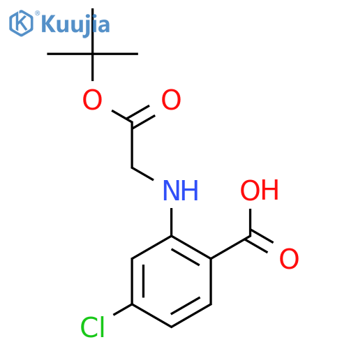 N-Boc-N-methyl-4-chloroanthranilic Acid structure