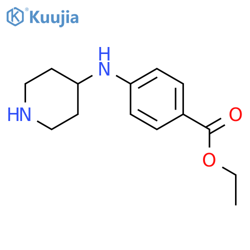 Ethyl 4-(piperidin-4-ylamino)benzoate structure