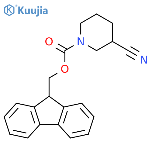 3-Cyano-1-N-Fmoc-piperidine structure