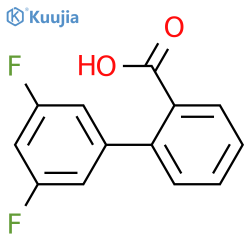 2-Biphenyl-3',5'-difluoro-carboxylic Acid structure