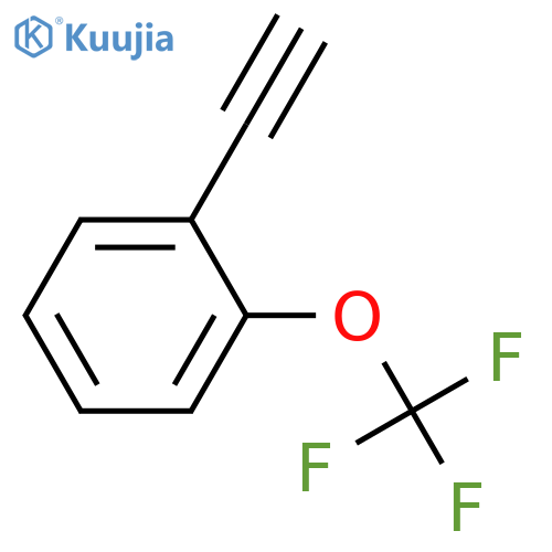 1-Ethynyl-2-(trifluoromethoxy)benzene structure