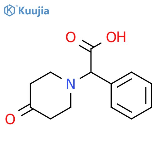 (4-OXO-PIPERIDIN-1-YL)-PHENYL-ACETIC Acid structure