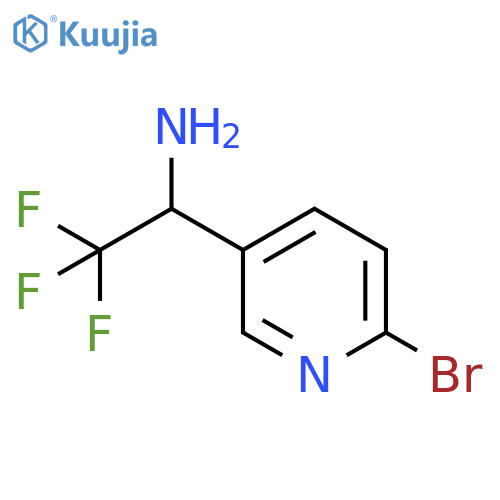 1-(6-bromopyridin-3-yl)-2,2,2-trifluoroethan-1-amine structure