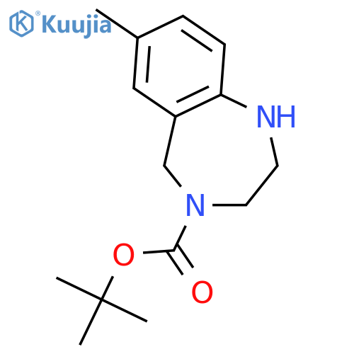 4-Boc-7-Methyl-2,3,4,5-Tetrahydro-1h-BenzoE1,4Diazepine structure