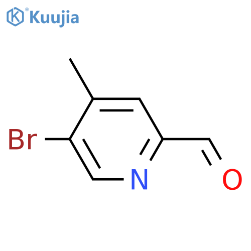 5-Bromo-4-methylpicolinaldehyde structure