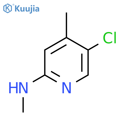 5-Chloro-N,4-dimethylpyridin-2-amine structure