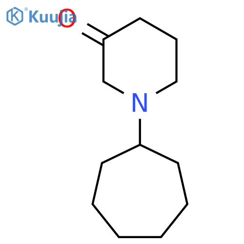 1-Cycloheptylpiperidin-3-one structure
