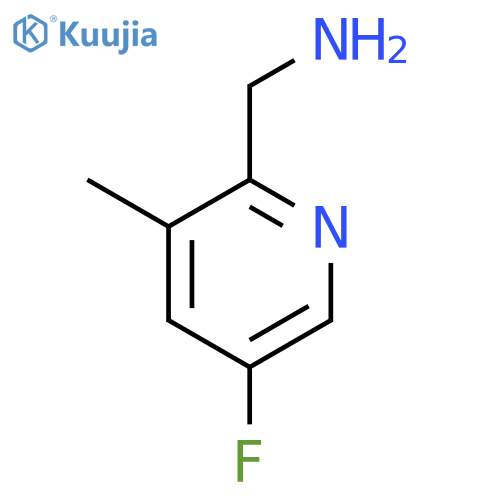 (5-fluoro-3-methylpyridin-2-yl)methanamine structure