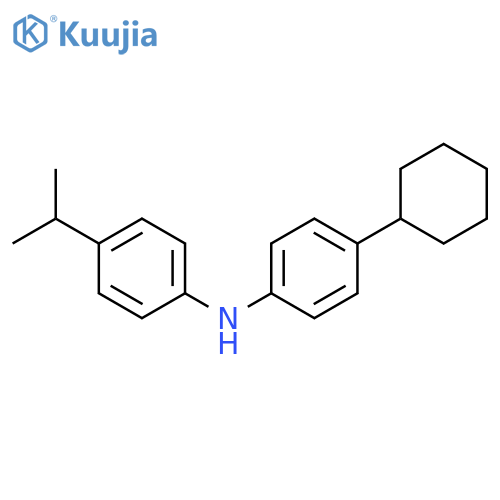 (4-Cyclohexyl-phenyl)-(4-isopropyl-phenyl)-amine structure