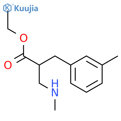 Benzenepropanoic acid,3-methyl-a-[(methylamino)methyl]-, ethylester structure