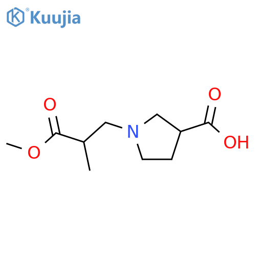 1-Pyrrolidinepropanoicacid, 3-carboxy-a-methyl-,1-methyl ester structure