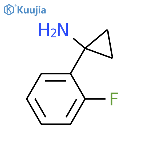 1-(2-Fluorophenyl)cyclopropanamine structure