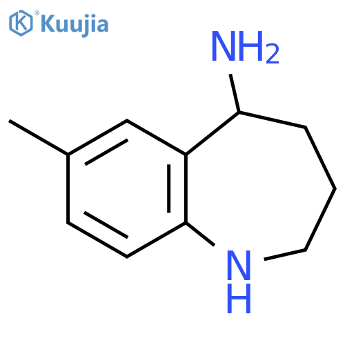 7-Methyl-2,3,4,5-tetrahydro-1H-benzo[b]azepin-5-amine structure
