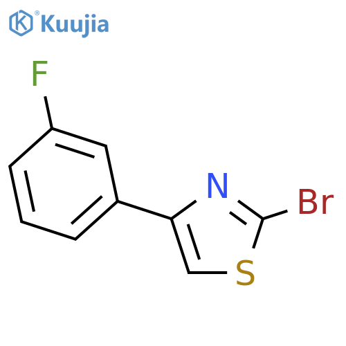 2-bromo-4-(3-fluorophenyl)-1,3-thiazole structure