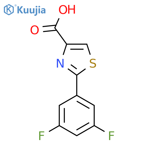 2-(3,5-Difluorophenyl)thiazole-4-carboxylic acid structure