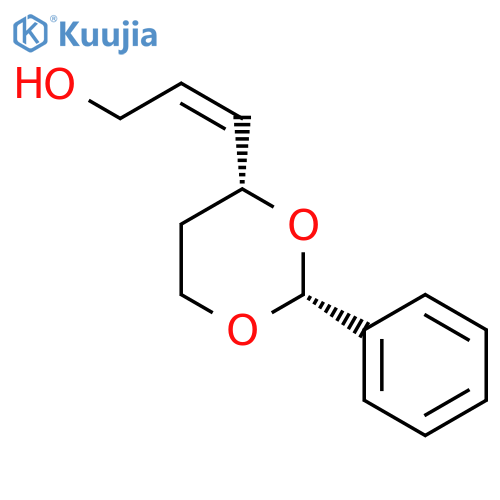 2-Propen-1-ol, 3-[(2R,4R)-2-phenyl-1,3-dioxan-4-yl]-, (2Z)- structure