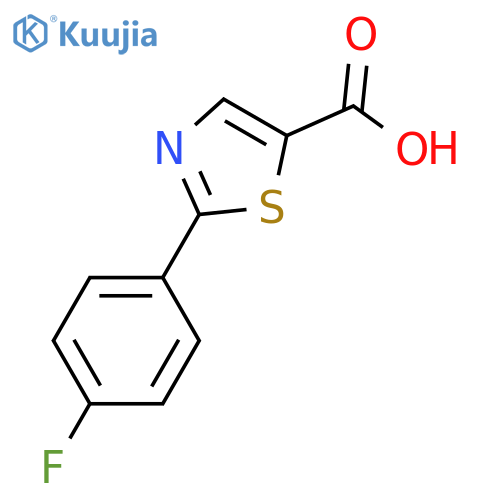 2-(4-fluorophenyl)-1,3-thiazole-5-carboxylic acid structure