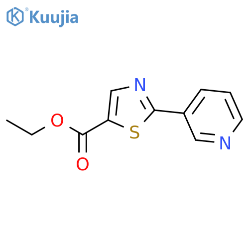 Ethyl 2-(pyridin-3-yl)thiazole-5-carboxylate structure
