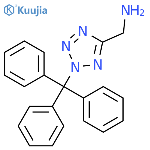 C-(2-TRITYL-2H-TETRAZOL-5-YL)-METHYLAMINE structure
