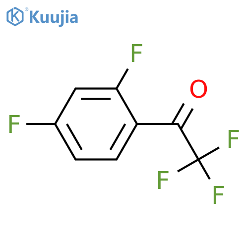 1-(2,4-difluorophenyl)-2,2,2-trifluoroethan-1-one structure