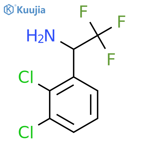 1-(2,3-dichlorophenyl)-2,2,2-trifluoroethan-1-amine structure