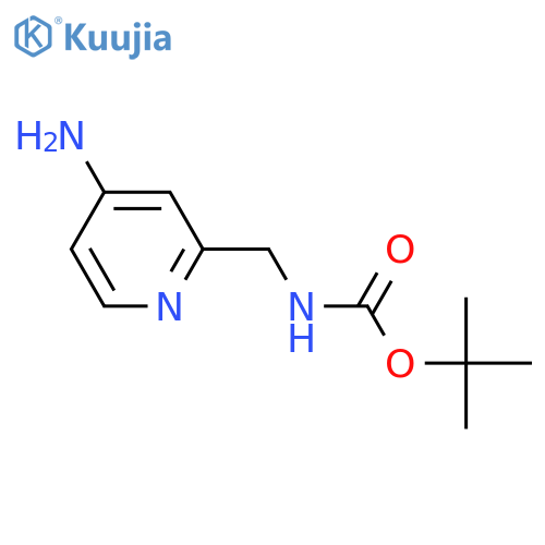 4-Amino-2-(Boc-aminomethyl)pyridine structure