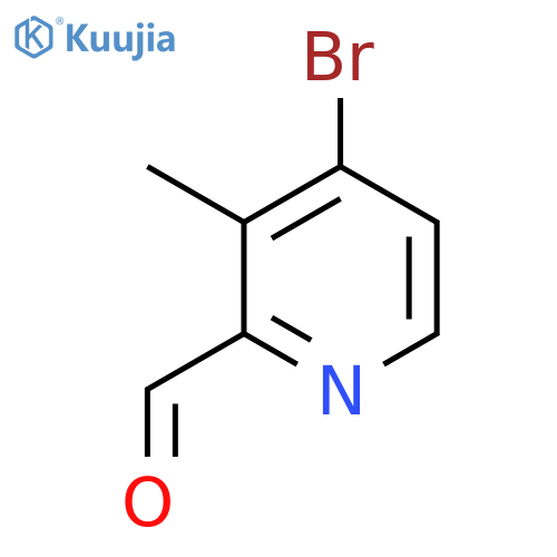 4-Bromo-3-methylpicolinaldehyde structure