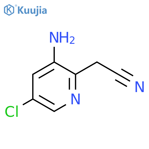 2-(3-Amino-5-chloropyridin-2-YL)acetonitrile structure