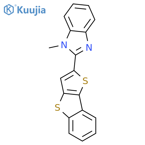 1H-BENZIMIDAZOLE, 1-METHYL-2-THIENO[3,2-B][1]BENZOTHIEN-2-YL- structure