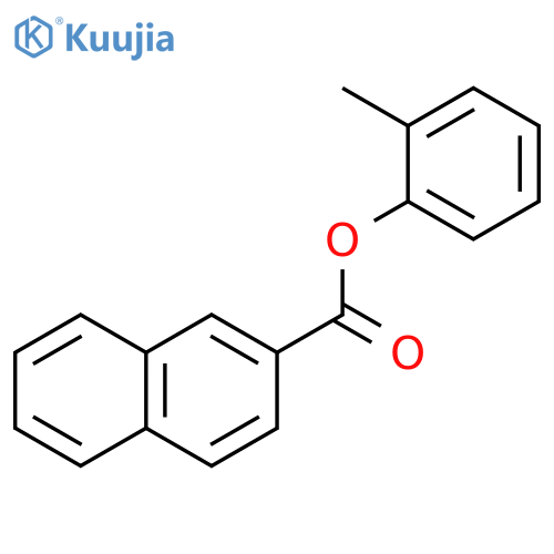 2-Naphthalenecarboxylic acid, 2-methylphenyl ester structure