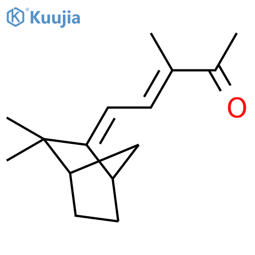3-Penten-2-one, 5-(3,3-dimethylbicyclo[2.2.1]hept-2-ylidene)-3-methyl- structure