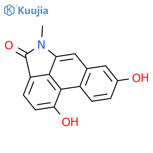 DIBENZ[CD,F]INDOL-4(5H)-ONE, 1,8-DIHYDROXY-5-METHYL- structure