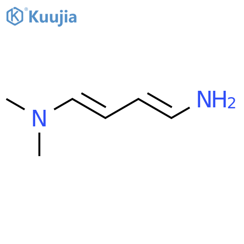 1,3-Butadiene-1,4-diamine, N,N-dimethyl- structure