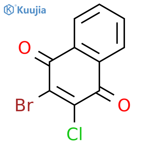 1,4-Naphthalenedione, 2-bromo-3-chloro- structure