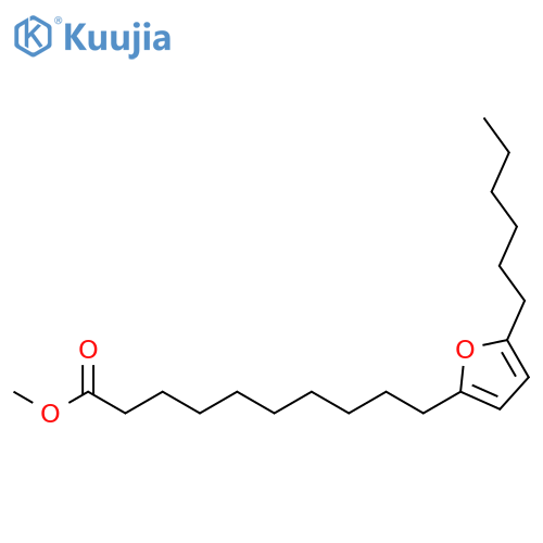 2-Furandecanoic acid, 5-hexyl-, methyl ester structure
