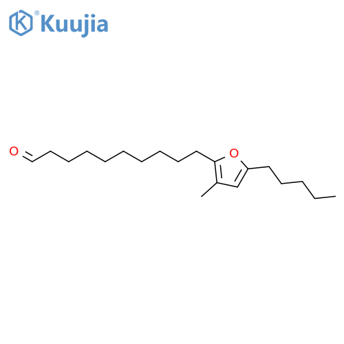 2-Furandecanal, 3-methyl-5-pentyl- structure
