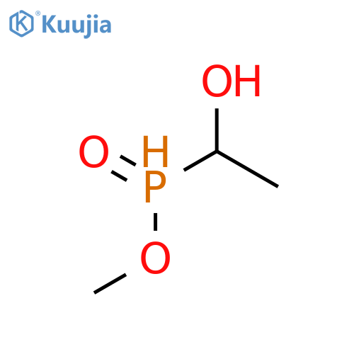 Phosphinic acid, (1-hydroxyethyl)-, methyl ester structure